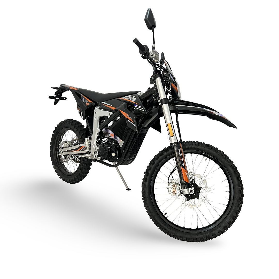 Road Legal Adult Electric Dirt Bike Motocross Black Orange