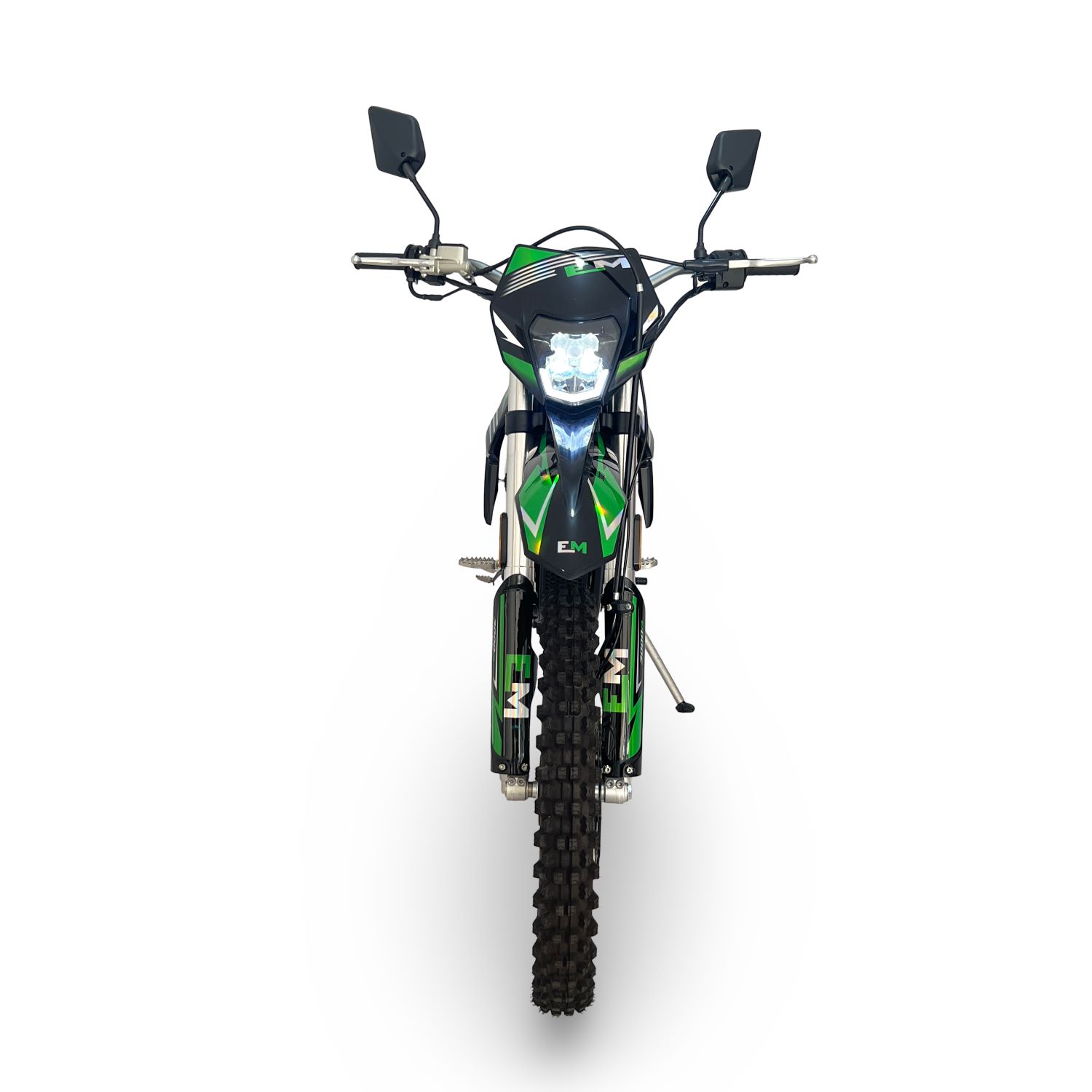 Road Legal Adult Electric Dirt Bike Motocross Black green