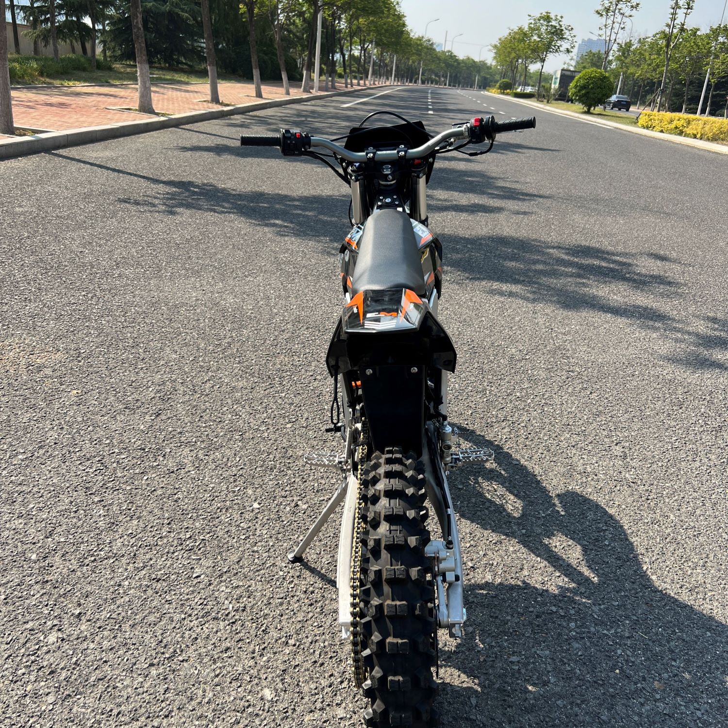 Adult Electric Dirt Bike Motocross Black Orange