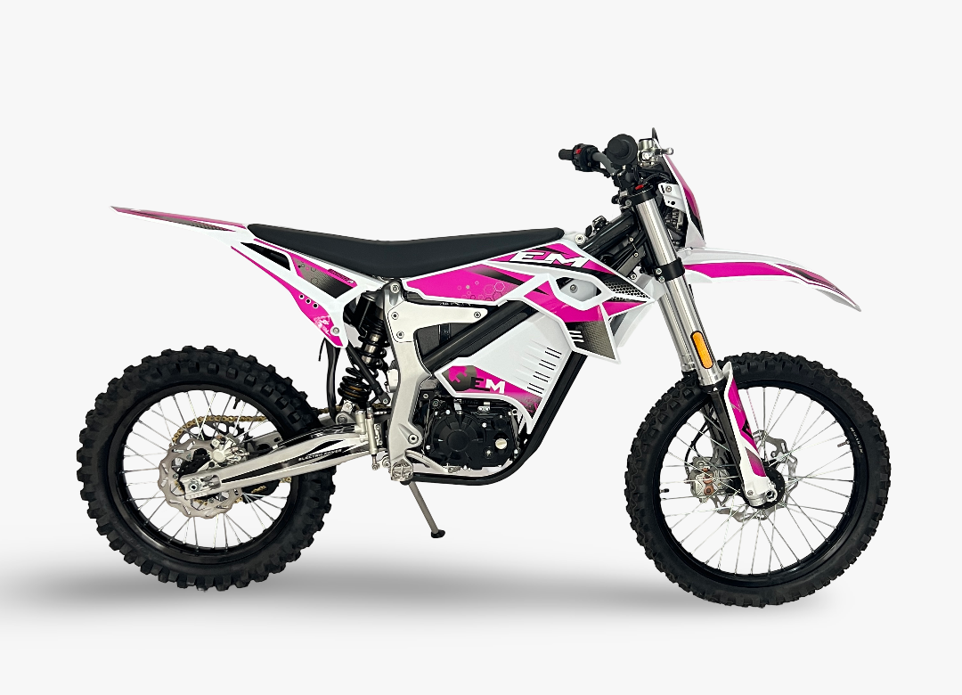 How do electric cross mountain motorcycles compare to traditional dirt bikes in terms of performance?